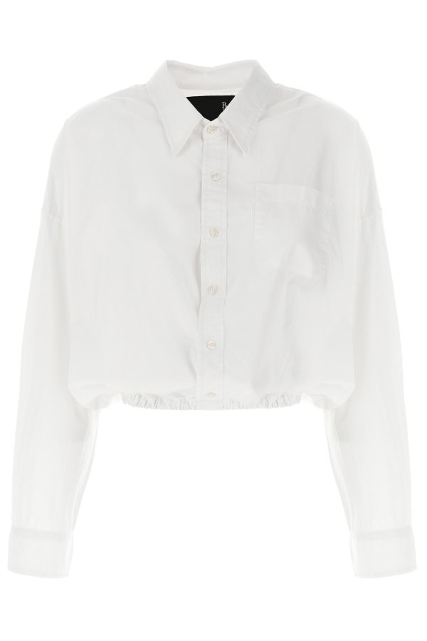 R13 Crossover Bubble Shirt - White