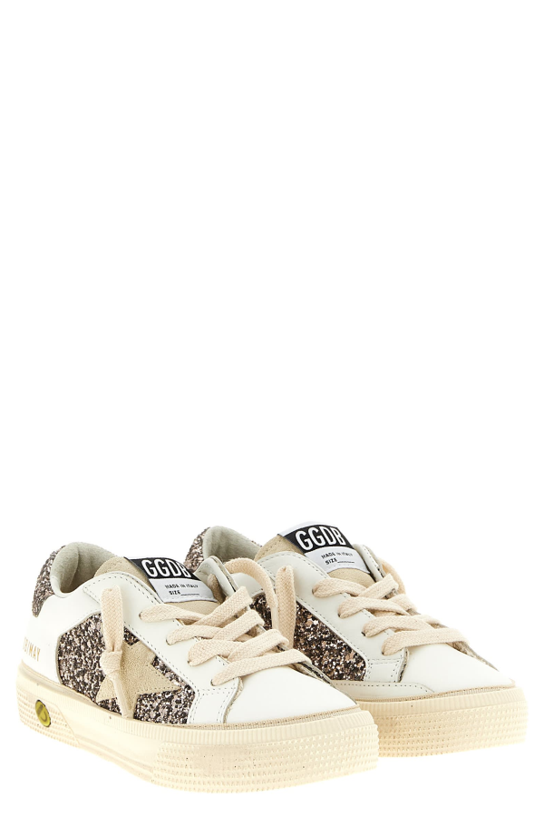 KIDS Golden Goose May Sneakers - Beige