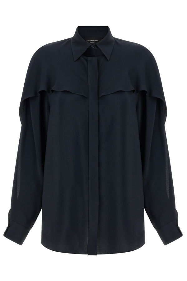 Fabiana Filippi Collar Detail Shirt - Blue