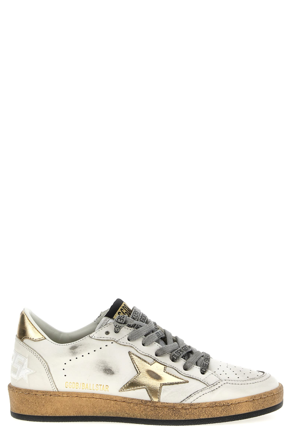 Golden Goose Ball Star Sneakers - Gold