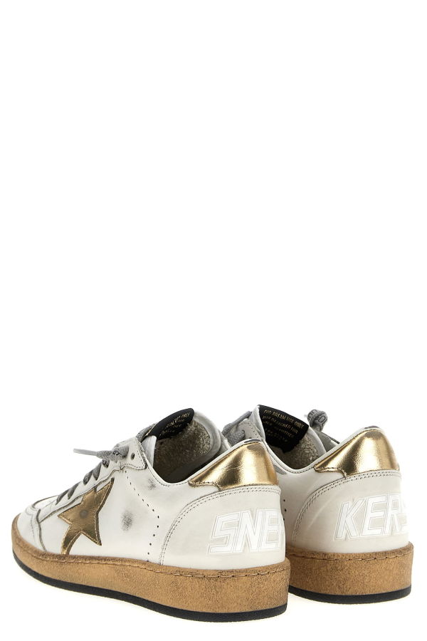 Golden Goose Ball Star Sneakers - Gold