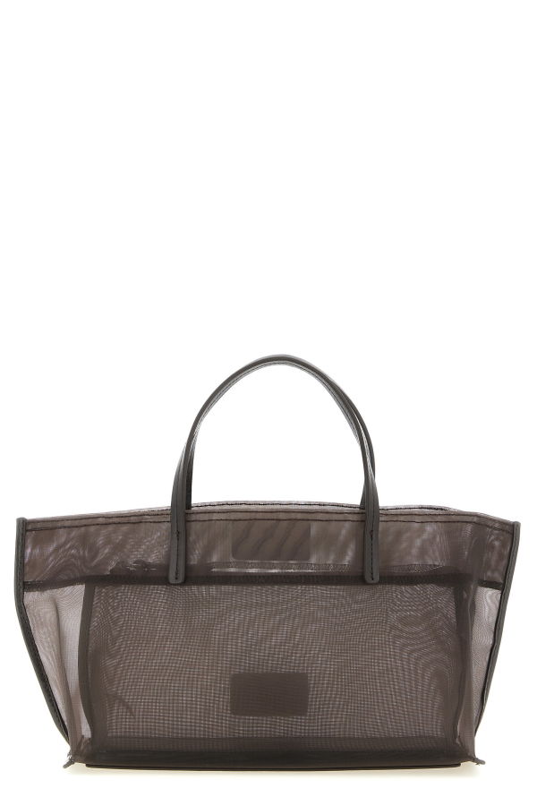 Staud Christos Mini Shopping Bag Tote - Brown