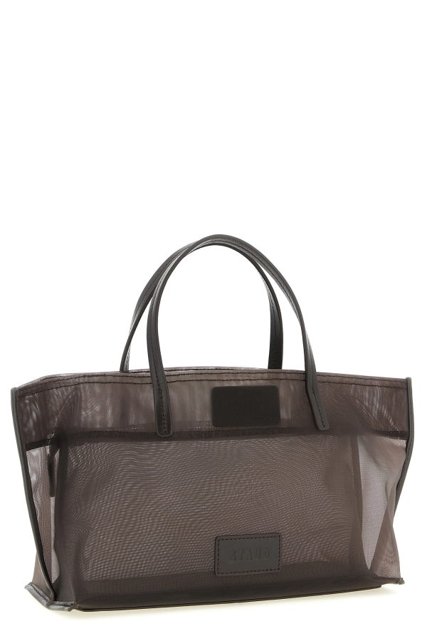 Staud Christos Mini Shopping Bag Tote - Brown