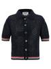 thom browne Hector Pointelle Polo Shirt - Blue - Thumbnail 1