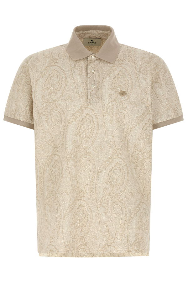 Etro Paisley Polo Shirt - Beige