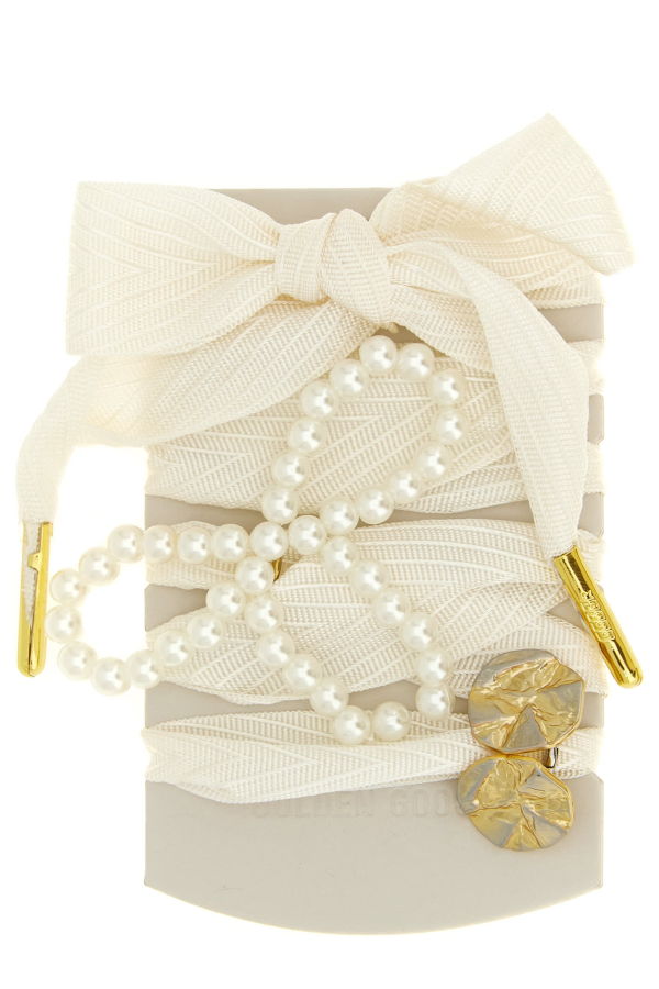 Golden Goose Skin Sparkling Shoelaces - White