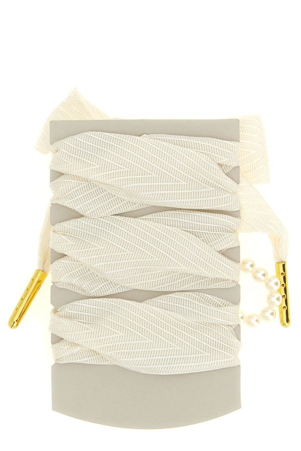 Golden Goose Skin Sparkling Shoelaces - White