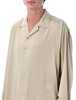 Ami Alexandre Mattiussi Ami Paris Viscose Shirt - Caffe Cream - Thumbnail 3