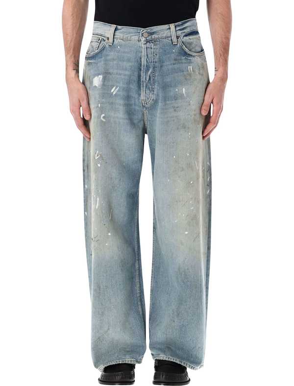 Acne Studios Loose Fit 2023 Jeans - Light Blue