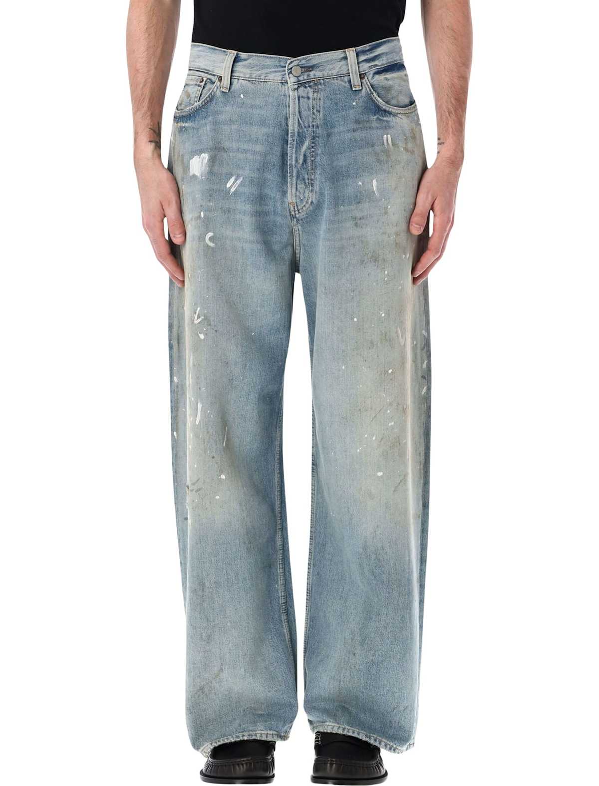 Acne Studios Loose Fit 2023 Jeans - Light Blue - Image 1 of 3