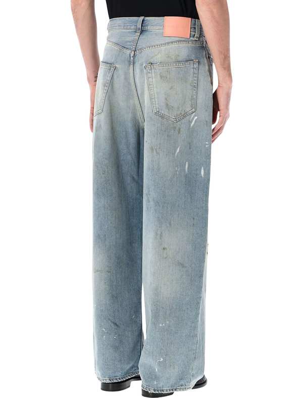 Acne Studios Loose Fit 2023 Jeans - Light Blue