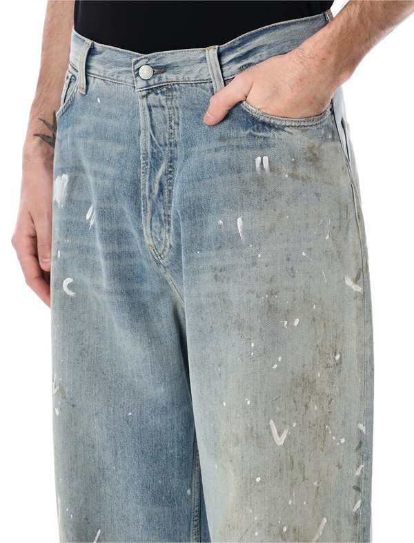 Acne Studios Loose Fit 2023 Jeans - Light Blue
