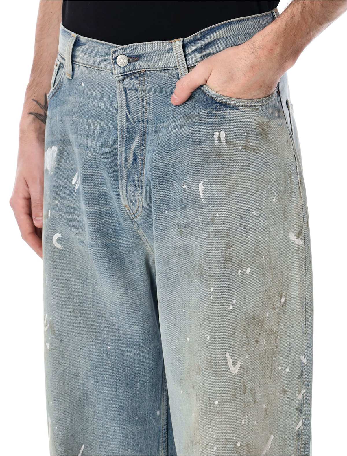 Acne Studios Loose Fit 2023 Jeans - Light Blue - Image 3 of 3