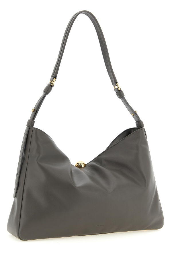 Furla Sfera Soft Large Shoulder Bag - Gray