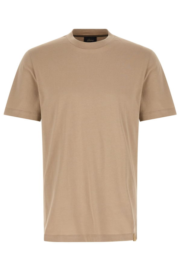 Brioni Carbonated Cotton T-Shirt - Beige