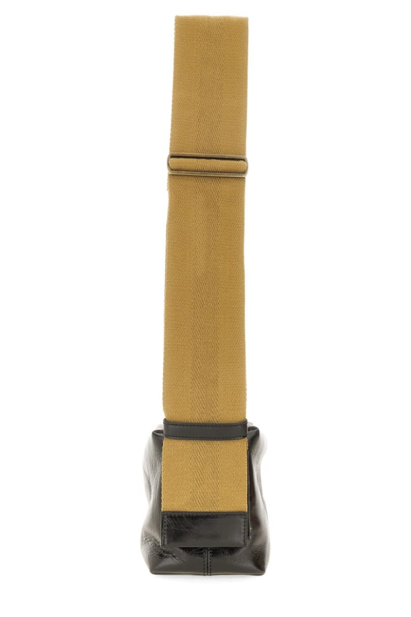 Uma Wang Leather Shoulder Bag - Black