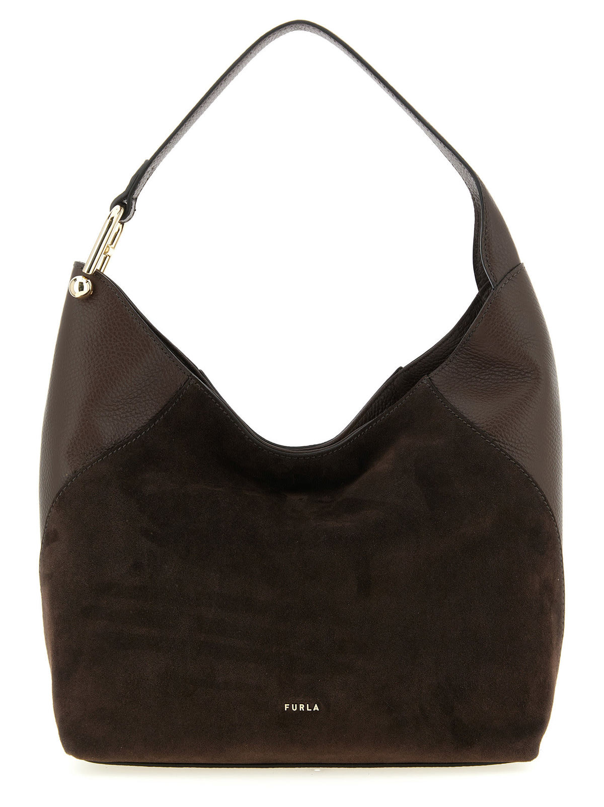 Furla Lara Medium Shoulder Bag - Brown - Image 1 of 4