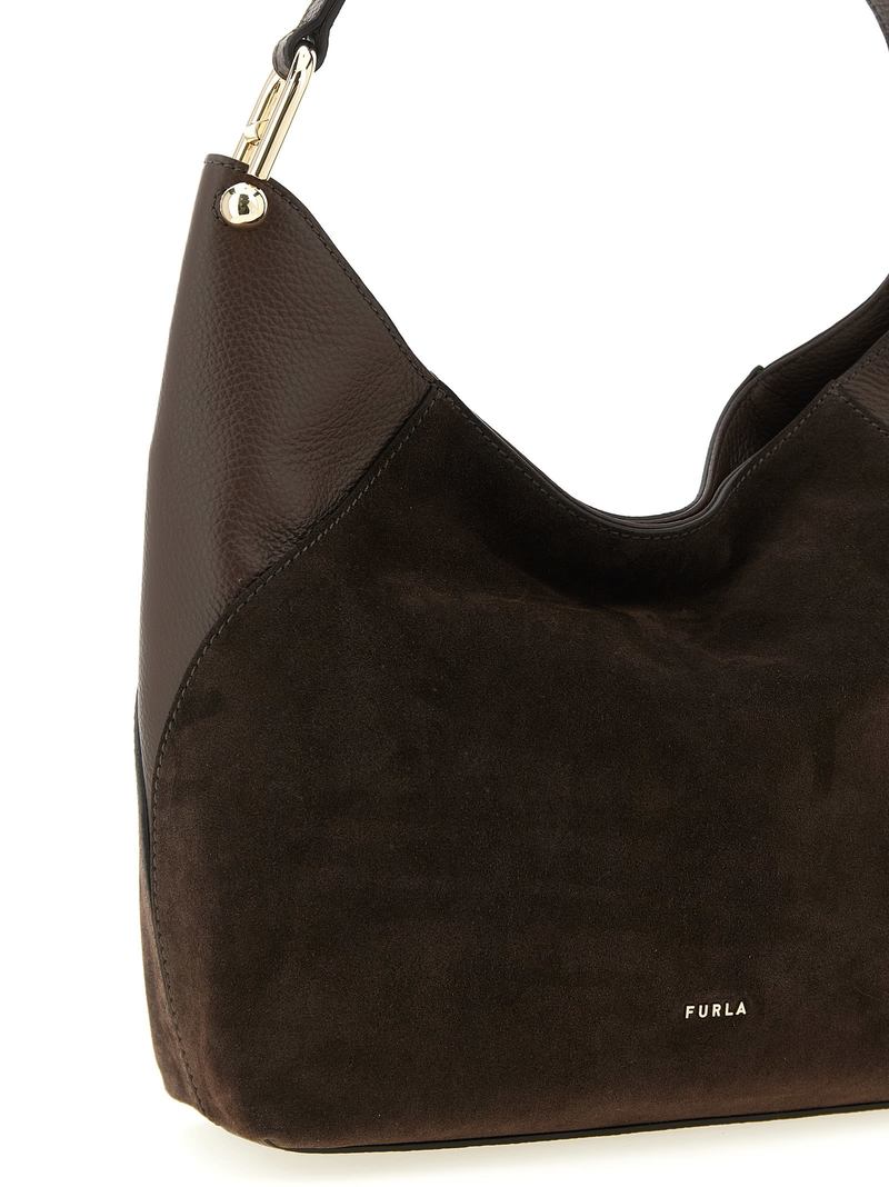Furla Lara Medium Shoulder Bag - Brown
