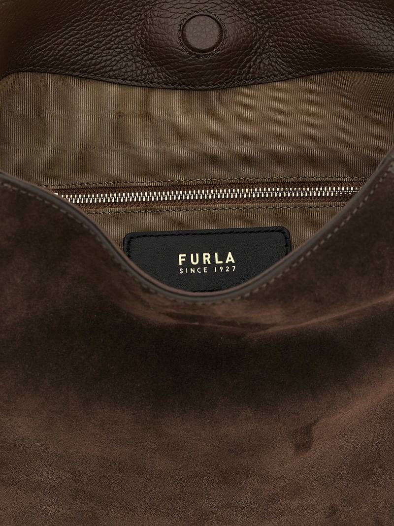 Furla Lara Medium Shoulder Bag - Brown