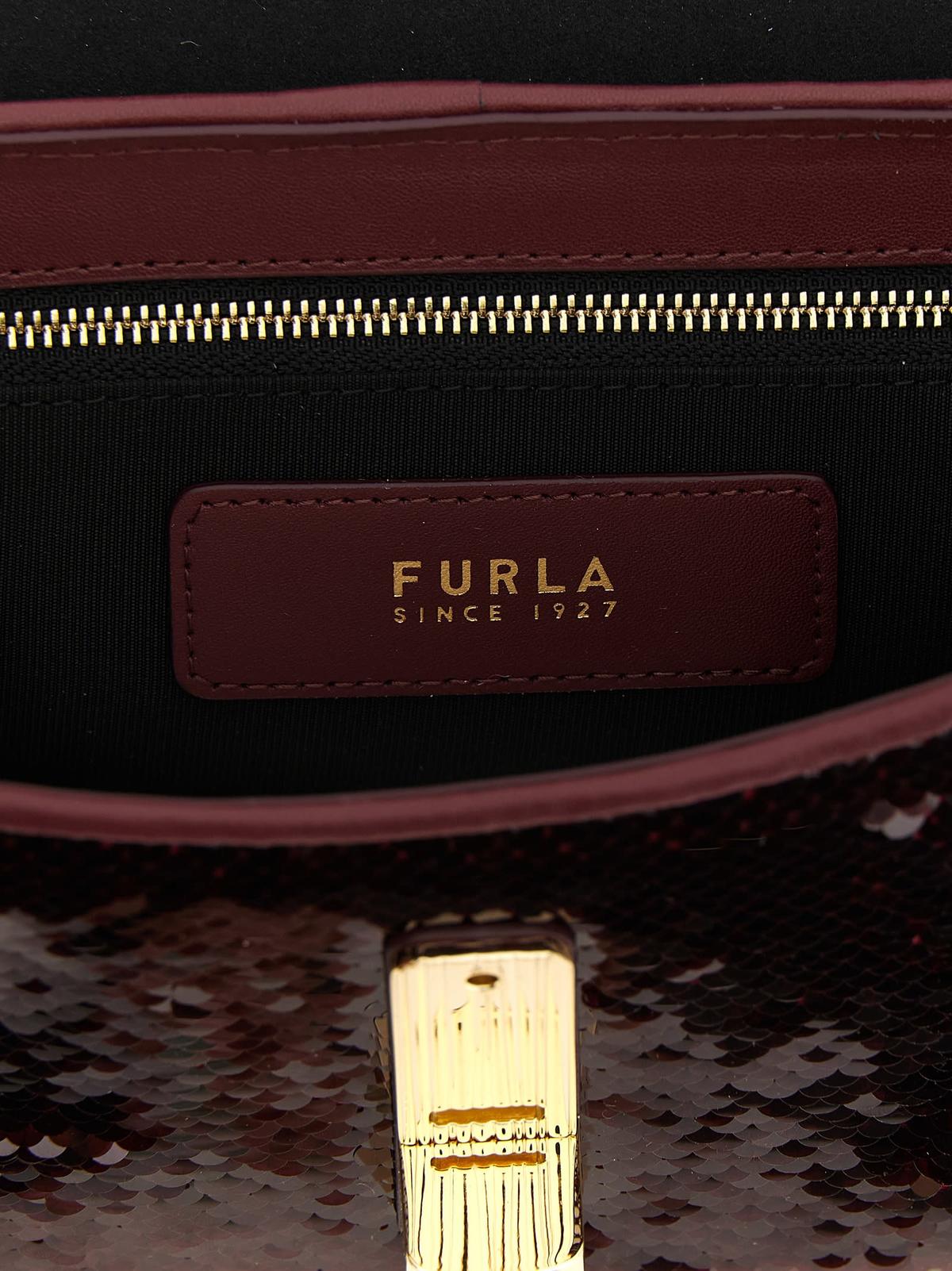 Furla Iride Small Crossbody Bag - Bordeaux - Image 4 of 4
