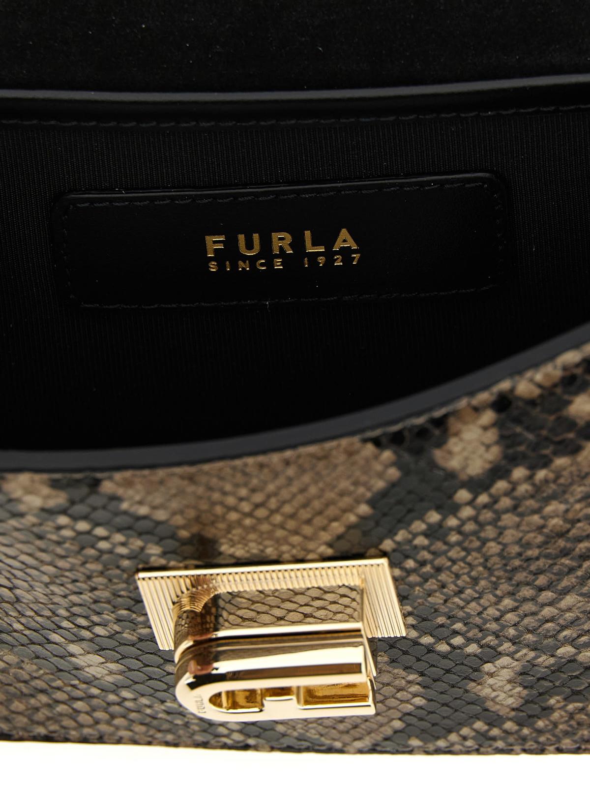 Furla 1927 Mini Crossbody Bag - Gray - Image 4 of 4