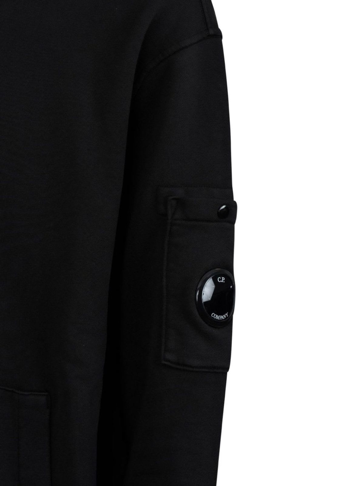 C.P. Company Cotton Hoodie - Black - Image 2 of 4