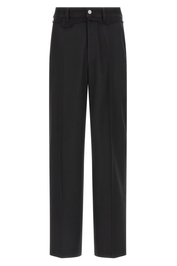 MM6 Maison Margiela Denim Insert Pants - Black