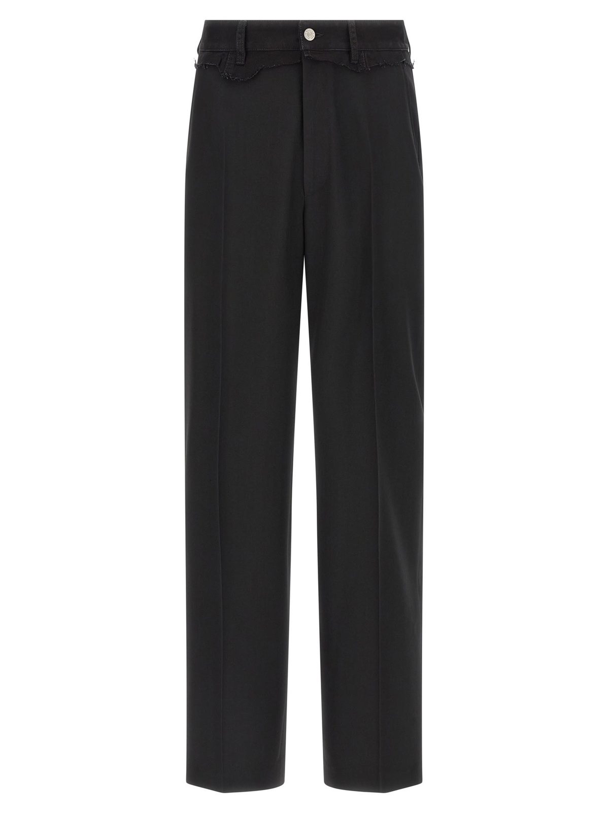 MM6 Maison Margiela Denim Insert Pants - Black - Image 1 of 4