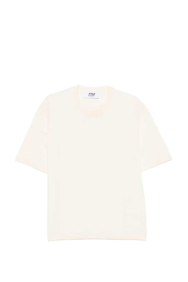 Golden Goose Cotton T-Shirt Top - White