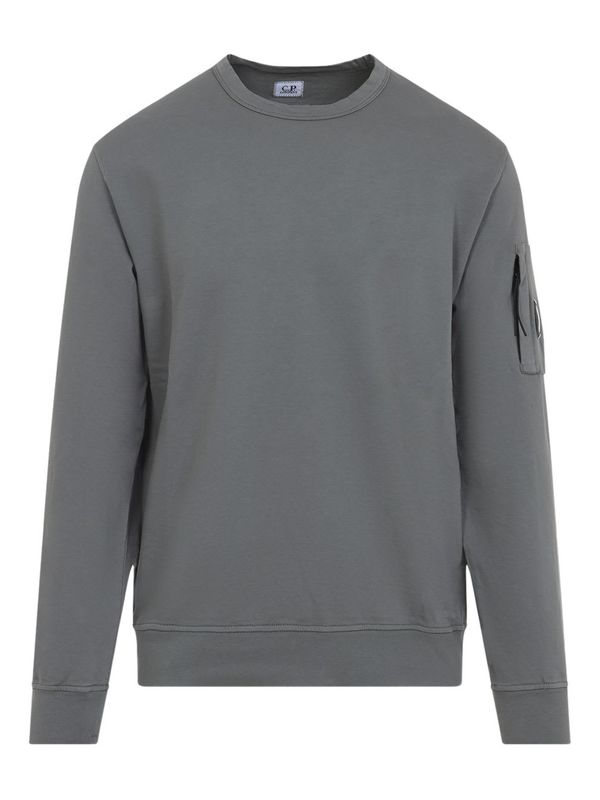 C.P. Company Cotton Crewneck Sweatshirt - Gray