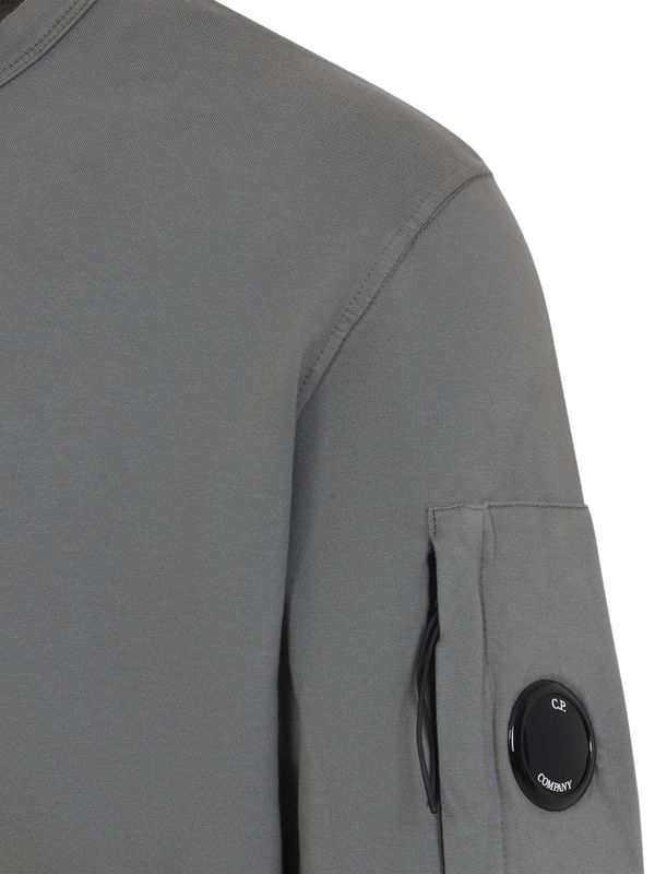 C.P. Company Cotton Crewneck Sweatshirt - Gray