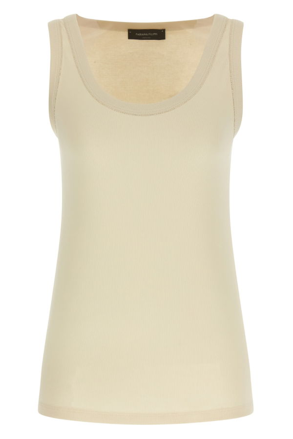 Fabiana Filippi Diamond Wire Top - Beige