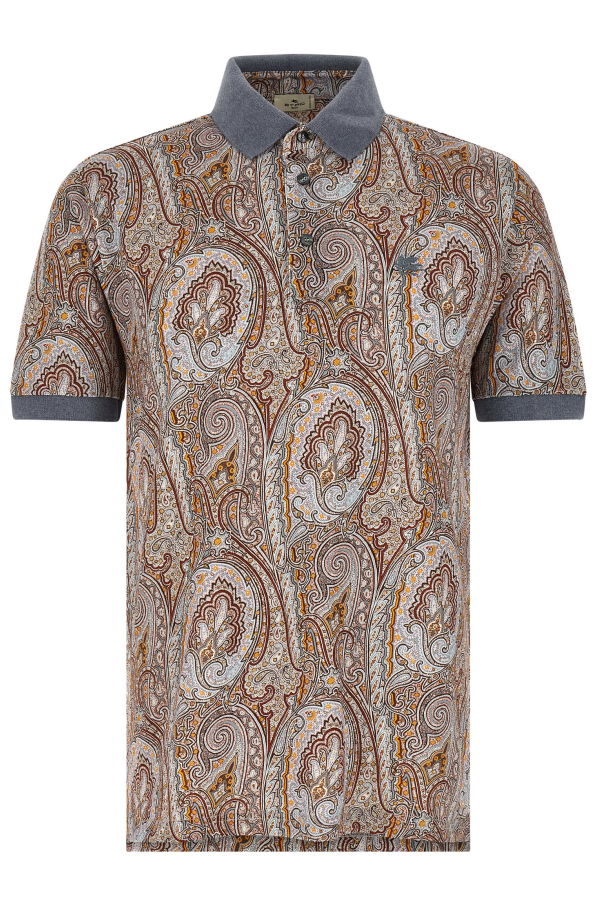 Etro Arnica Paisley Polo Shirt - Multicolor