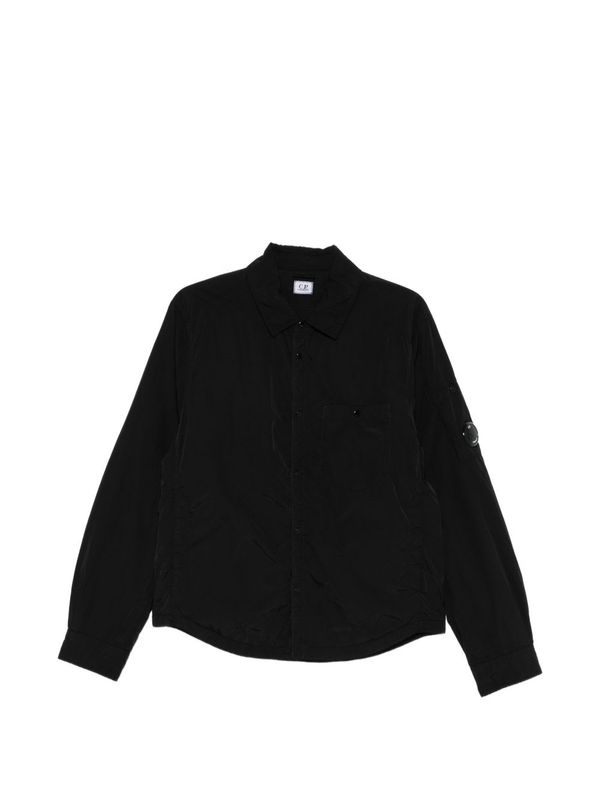 C.P. Company Chrome-r Nylon Overshirt Jacket - Black
