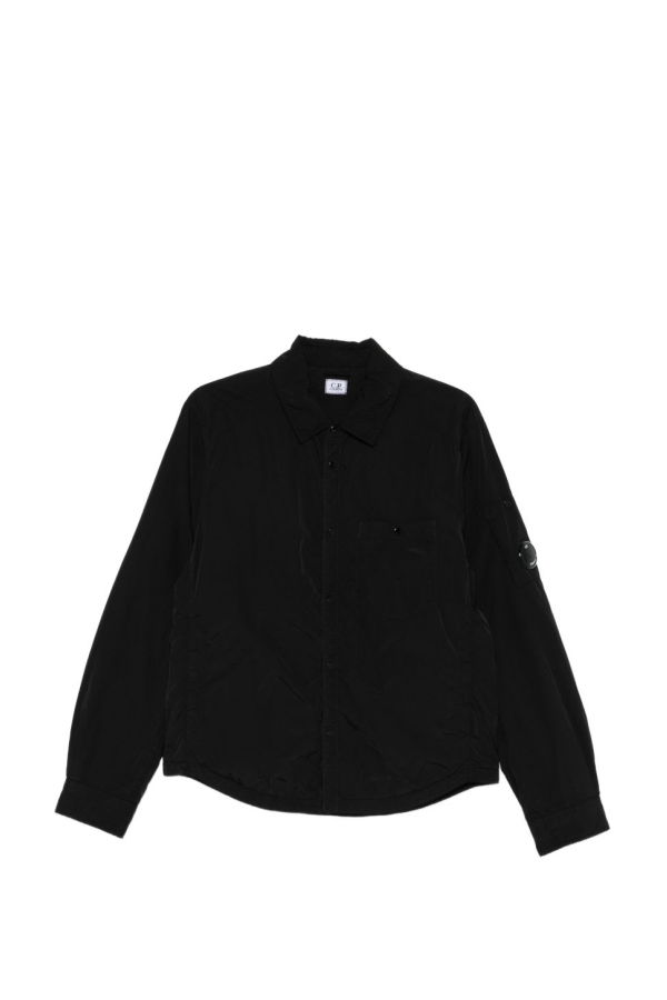 C.P. Company Chrome-r Nylon Overshirt Jacket - Black