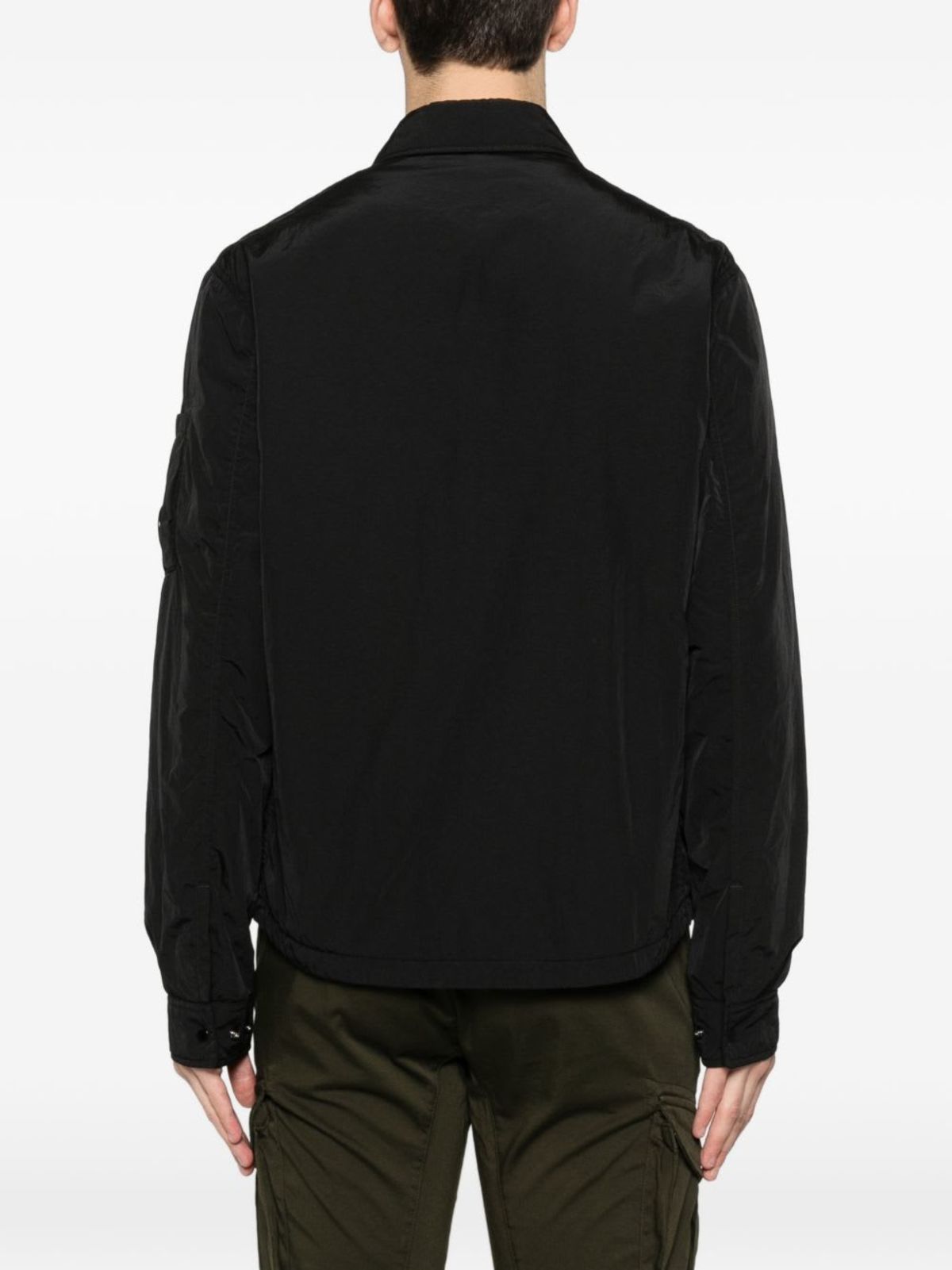 C.P. Company Chrome-r Nylon Overshirt Jacket - Black - Image 2 of 5
