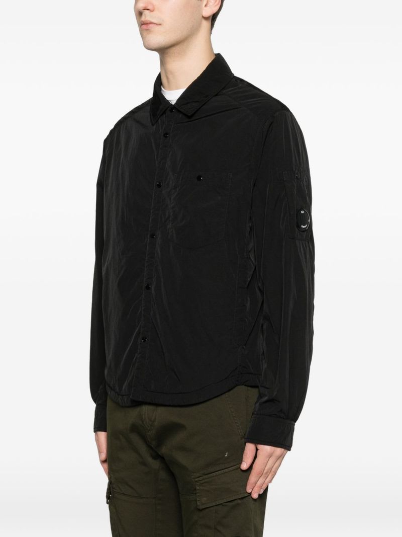 C.P. Company Chrome-r Nylon Overshirt Jacket - Black