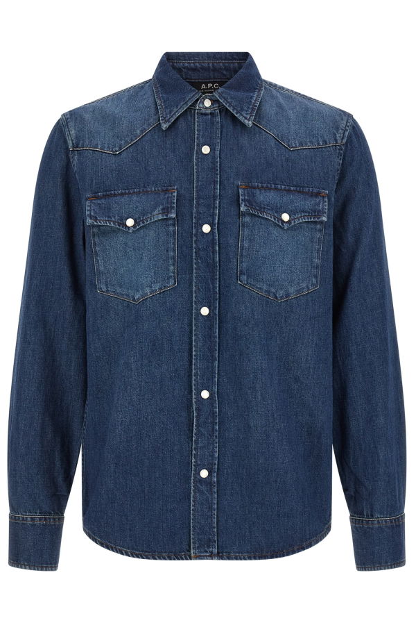 A.P.C. Western Shirt - Blue