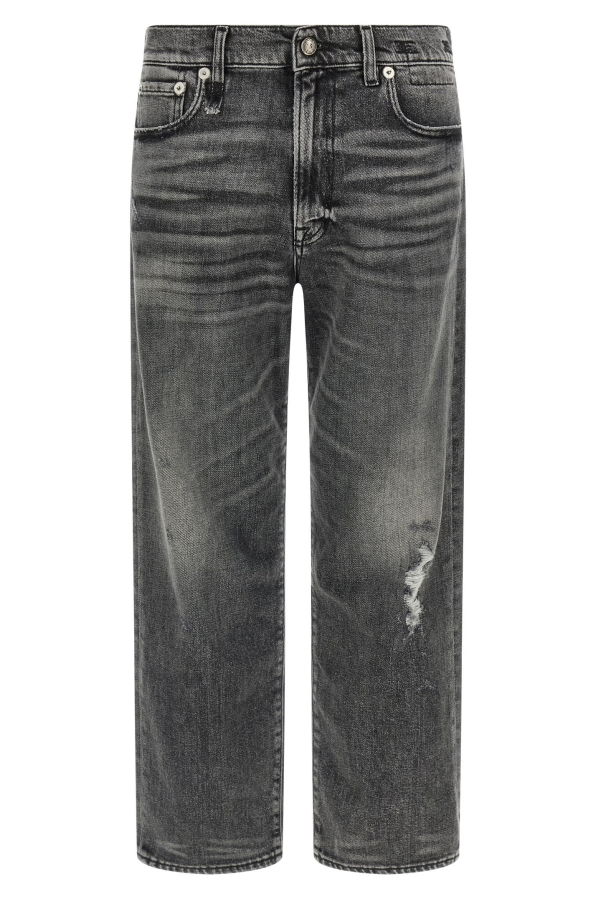 R13 Boyfriend Jeans - Gray