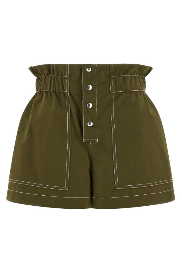 Marni Gabardine Shorts - Green