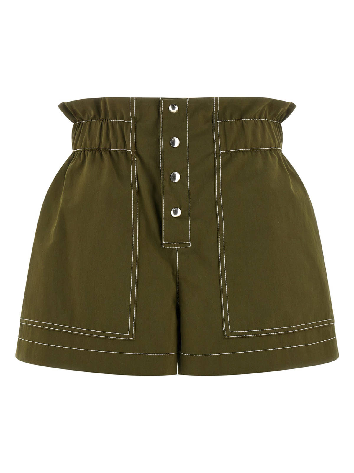 Marni Gabardine Shorts - Green - Image 1 of 4