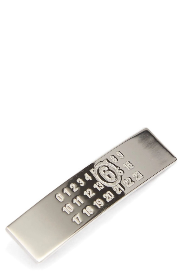 MM6 Maison Margiela Numeric Hair Clip - Silver