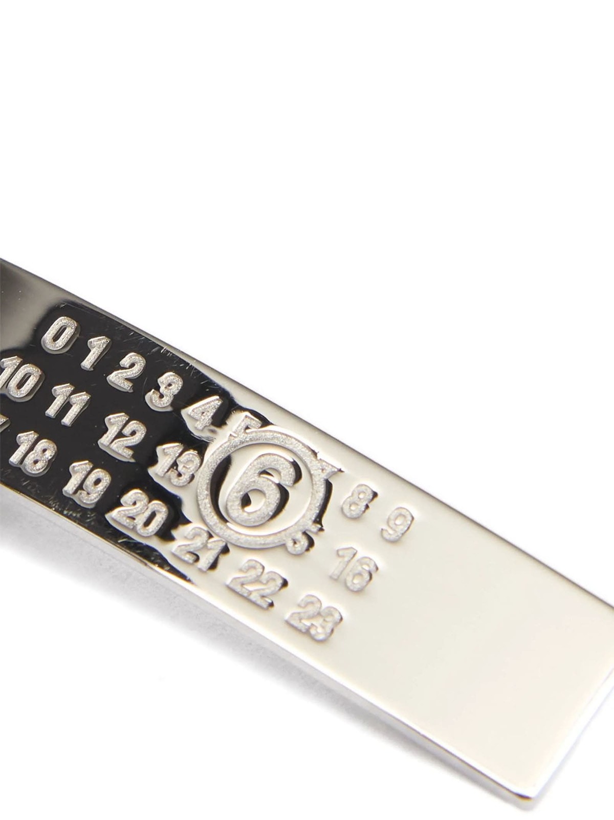 MM6 Maison Margiela Numeric Hair Clip - Silver - Image 3 of 3