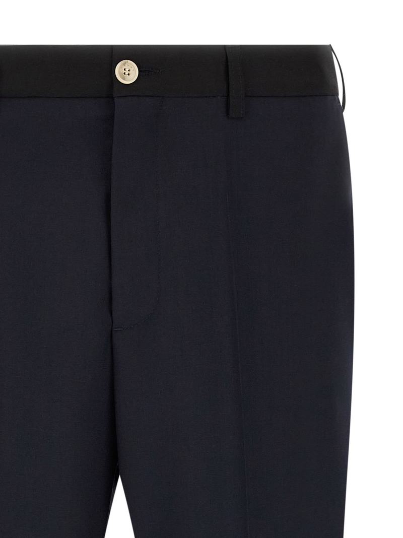 Marni Tropical Wool Pants - Blue