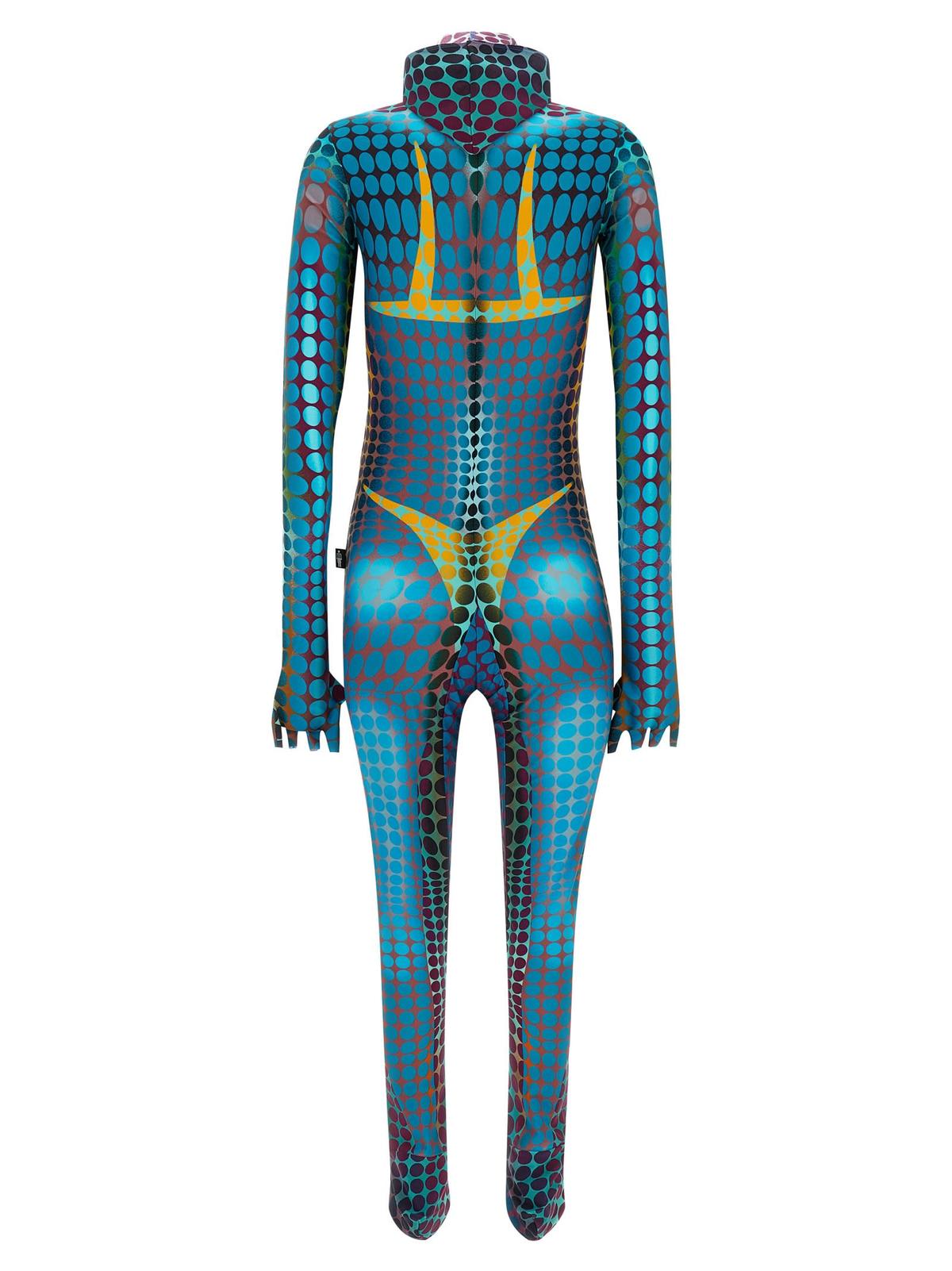 Jean Paul Gaultier Re-Edition The Blue Dots Print Jumpsuit - Multicolor - Image 2 of 4