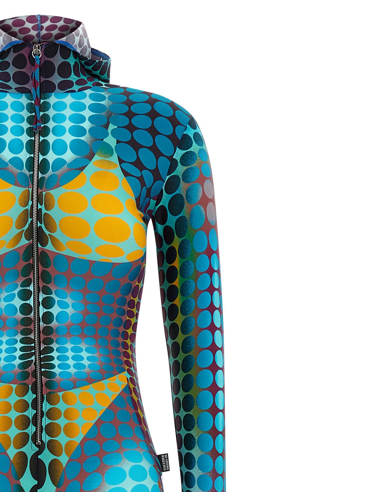 Jean Paul Gaultier Re-Edition The Blue Dots Print Jumpsuit - Multicolor - Image 3 of 4