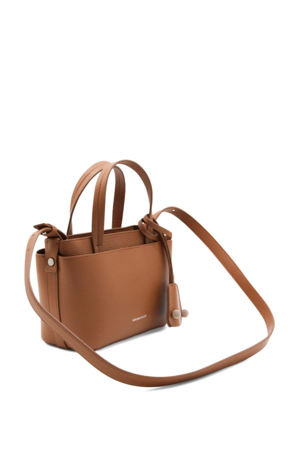 Fabiana Filippi Leather Tote Bag - Leather Brown