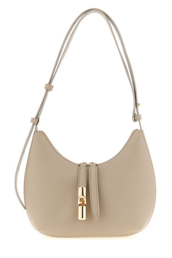 Furla Goccia Small Shoulder Bag - Beige