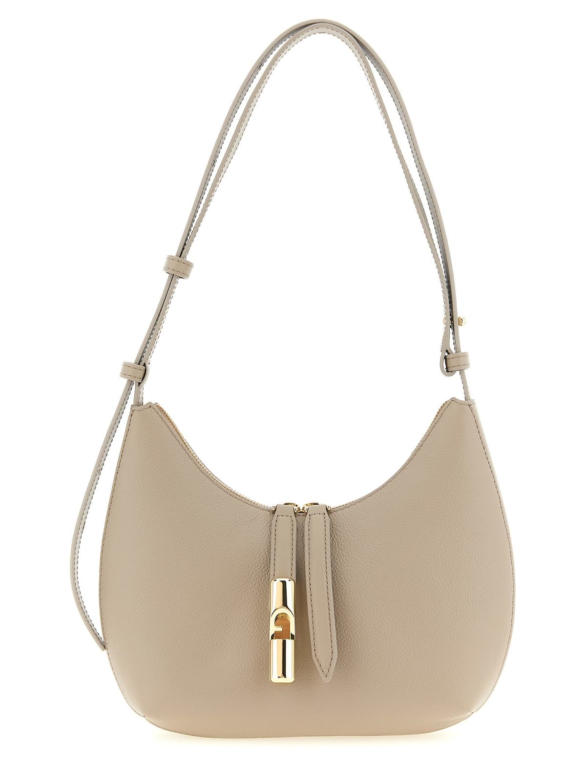 Furla Goccia Small Shoulder Bag - Beige - Image 1 of 4