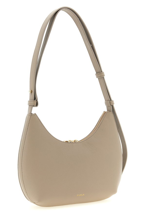 Furla Goccia Small Shoulder Bag - Beige